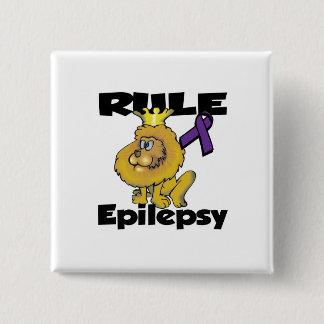 Chapa Cuadrada Epilepsia de regla (púrpura)