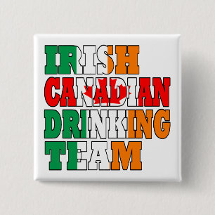Chapa Cuadrada Equipo de bebidas irlandés canadiense