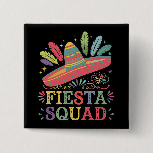 Chapa Cuadrada Equipo de fiesta Cinco de Mayo Familiar coincident