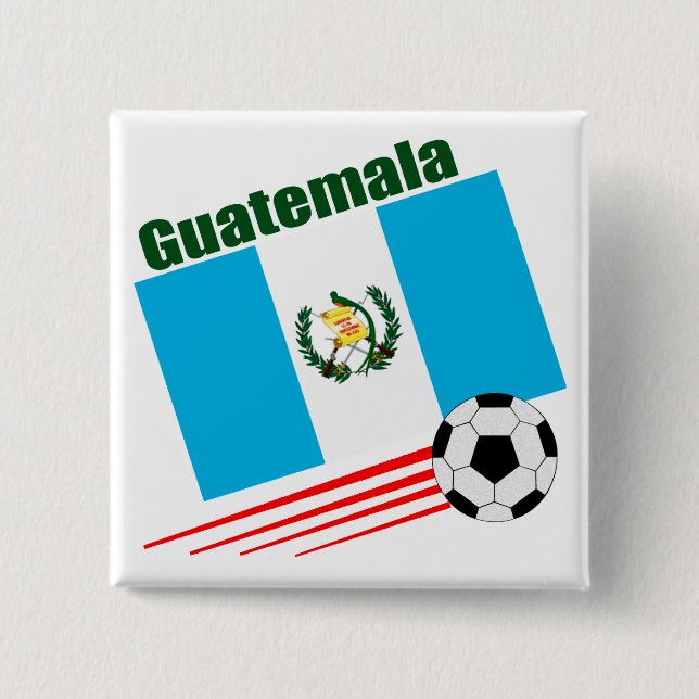 Chapa Cuadrada Equipo de fútbol de Guatemala (Anverso)