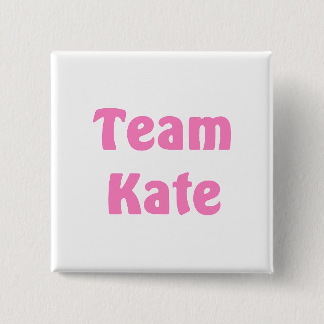 Chapa Cuadrada Equipo Kate (Anverso)
