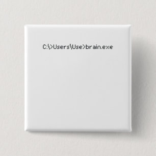 Chapa Cuadrada Equipo programador de codificador de divertido Bra