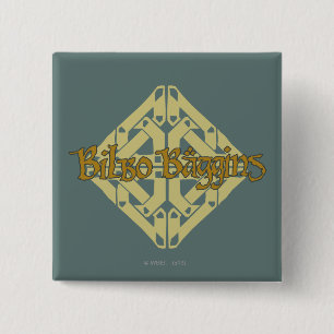 Chapa Cuadrada Erebor - Nombre BILBO BAGGINS™