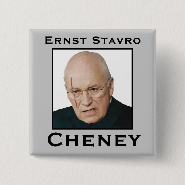 Chapa Cuadrada Ernst Stavro Cheney (Anverso)
