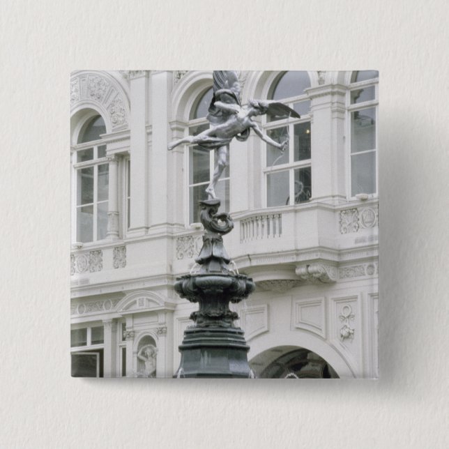 Chapa Cuadrada Eros, circo de Piccadilly (Anverso)