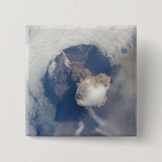 Chapa Cuadrada Erupción del volcán Sarychev 2 (Anverso)