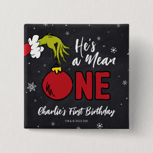 Chapa Cuadrada Es un Malo Cumpleaños Grinch