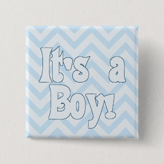 Chapa Cuadrada Es una Invitación de Boy Blue Zigzag
