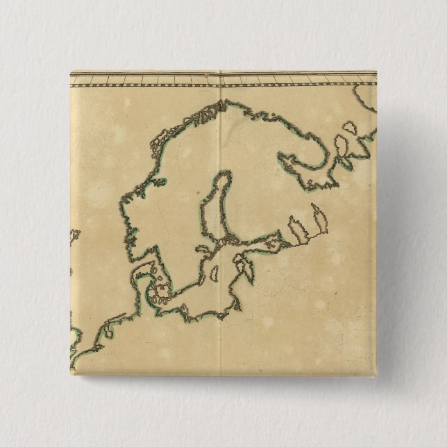 Chapa Cuadrada Esbozo europeo 2 (Anverso)