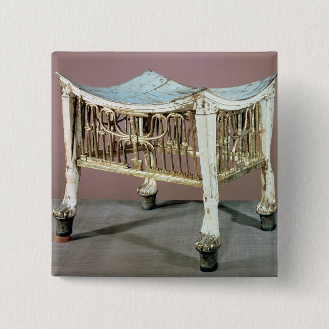 Chapa Cuadrada Escabel usado por el niño-rey al principio (Anverso)