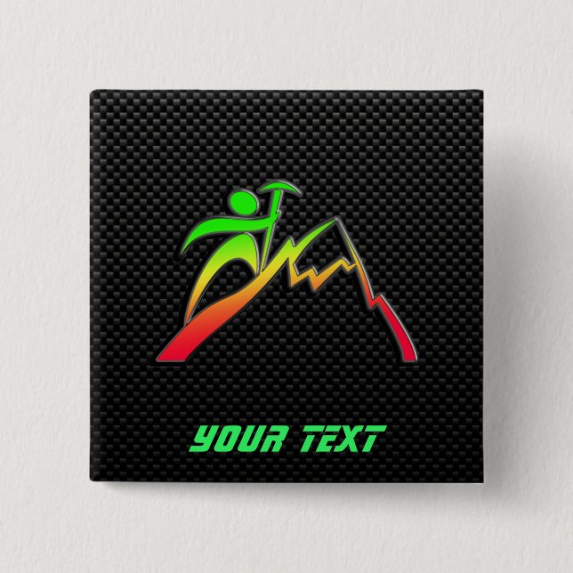 Chapa Cuadrada Escalada lisa (Anverso)