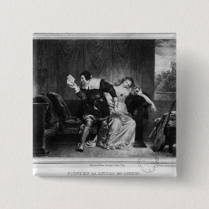 Chapa Cuadrada Escena de la letra del primo