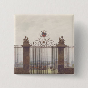 Chapa Cuadrada Escena de Londres, 1815