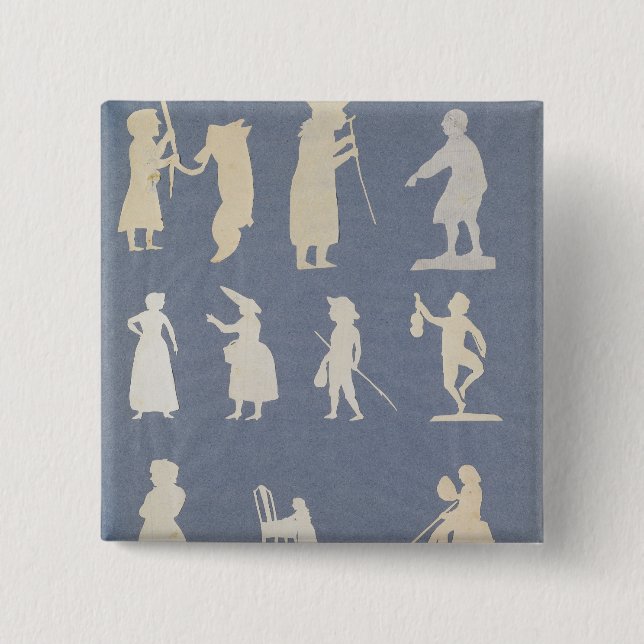 Chapa Cuadrada Escena del género (Anverso)