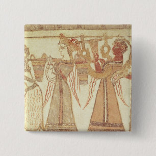 Chapa Cuadrada Escena ritual de la adoración