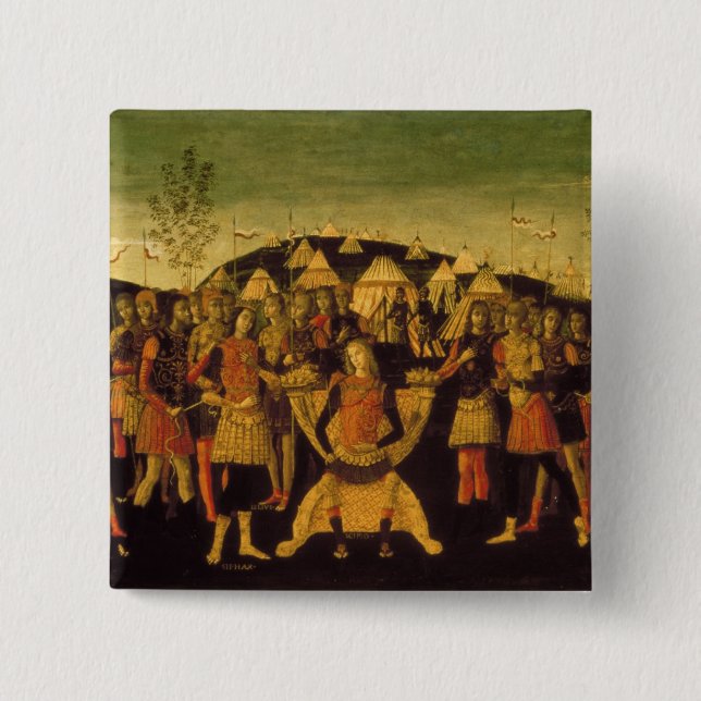 Chapa Cuadrada Escipión el Africano, general romano (Anverso)