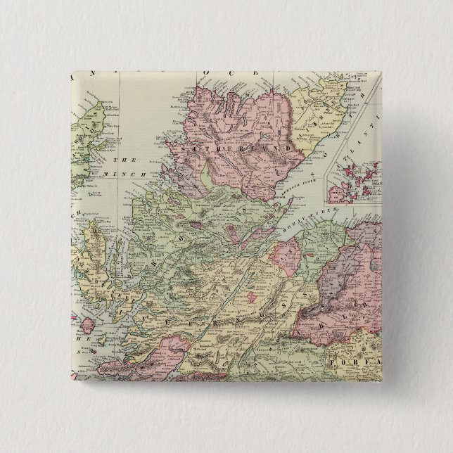 Chapa Cuadrada Escocia (Anverso)