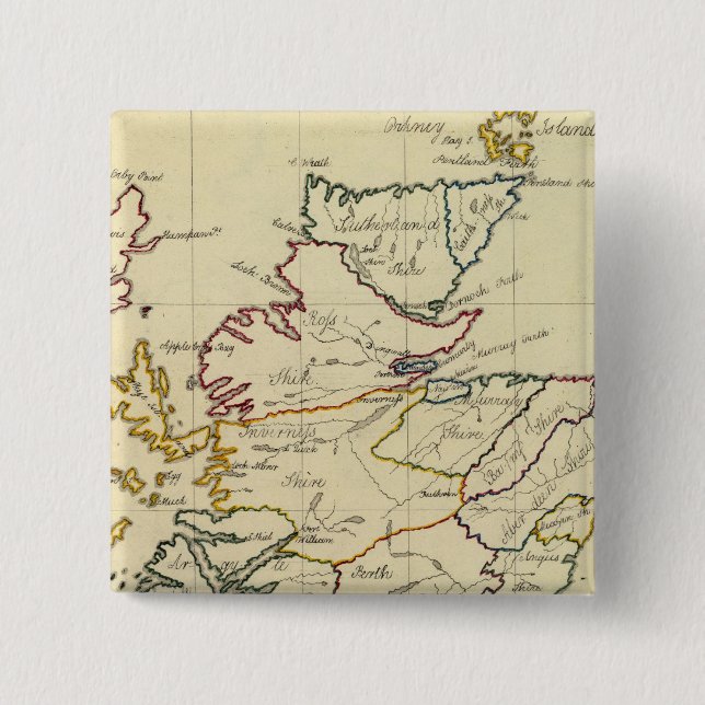 Chapa Cuadrada Escocia 11 (Anverso)