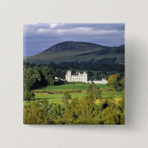 Chapa Cuadrada Escocia, Tayside, castillo de Blair. En un esmeral