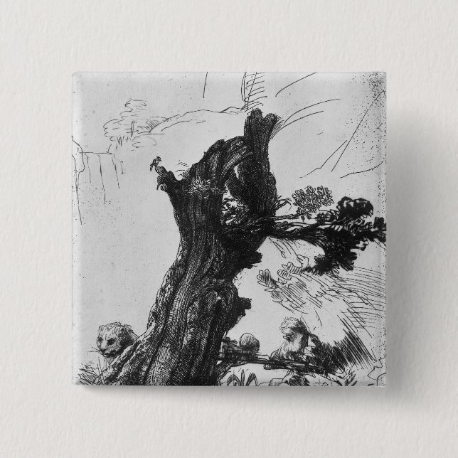 Chapa Cuadrada Escritura de St Jerome, 1648 (Anverso)