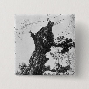 Chapa Cuadrada Escritura de St Jerome, 1648