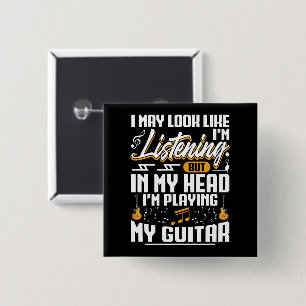 Chapa Cuadrada Escuchando divertida en mi cabeza estoy tocando mi