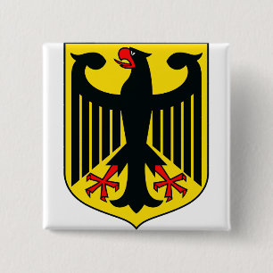 Chapa Cuadrada Escudo de Alemania