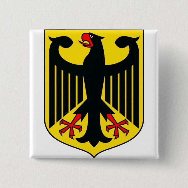 Chapa Cuadrada Escudo de Alemania (Anverso)