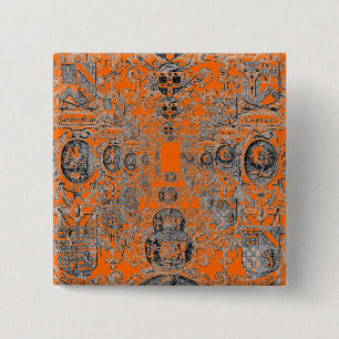 Chapa Cuadrada Escudo de armas