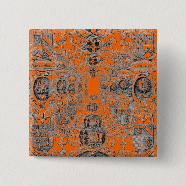 Chapa Cuadrada Escudo de armas (Anverso)