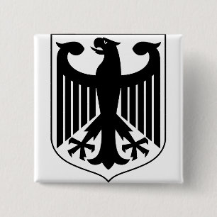 Chapa Cuadrada Escudo de armas de Alemania