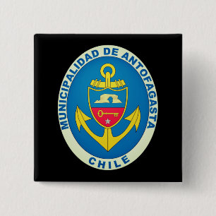 Chapa Cuadrada Escudo de armas de Antofagasta, Chile