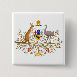 Chapa Cuadrada Escudo de Australia
