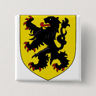 Chapa Cuadrada Escudo de Flandes