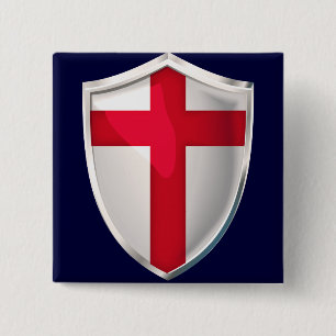 Chapa Cuadrada Escudo de Inglaterra