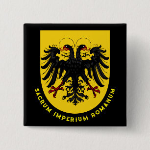 Chapa Cuadrada Escudo del Imperio Romano Santo