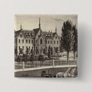 Chapa Cuadrada Escuela Normal Pio Nono