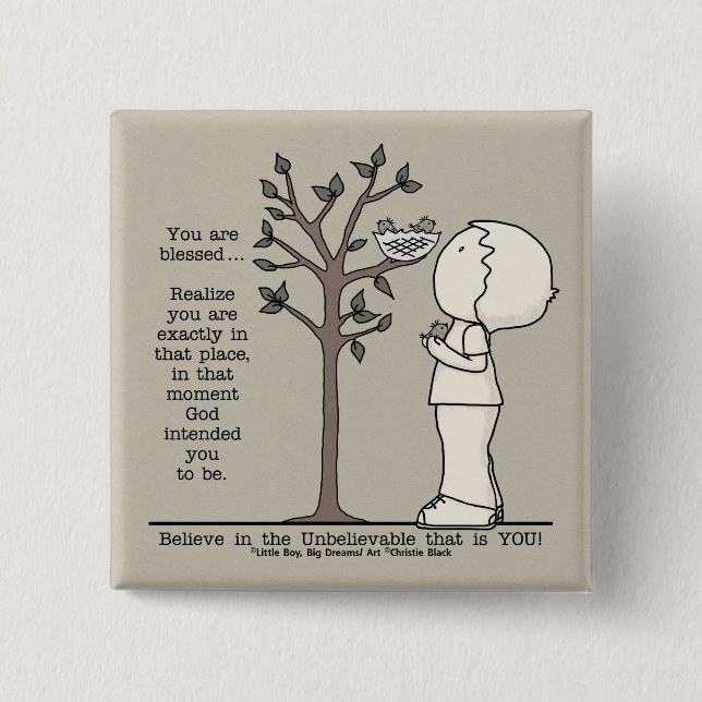 Chapa Cuadrada Ese lugar (Anverso)