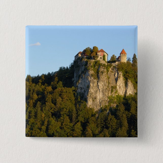 Chapa Cuadrada Eslovenia, Bled, Lago de Bled, Castillo de Bled en (Anverso)