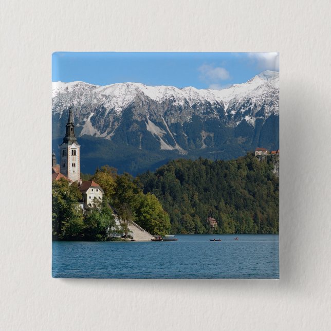 Chapa Cuadrada Eslovenia, Bled, Lago de Bled, Isla de Bled, Bled  (Anverso)