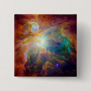Chapa Cuadrada Espacio de Hubble Spitzer de la nebulosa de Orión