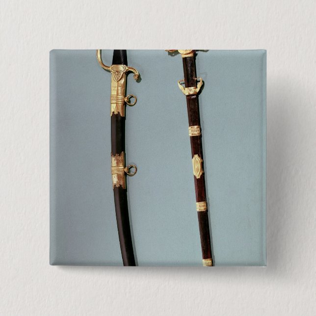 Chapa Cuadrada Espada conmemorativa dada por Napoleon Bonaparte (Anverso)