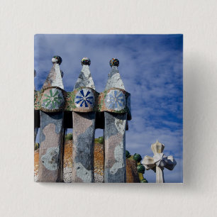 Chapa Cuadrada España, Cataluña, Barcelona. Casa Batlló (1906). 2