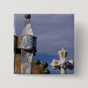 Chapa Cuadrada España, Cataluña, Barcelona. Casa Batlló (1906). 3