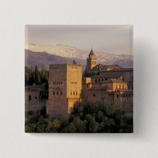 Chapa Cuadrada España, Granada, Andalucía La Alhambra, (Anverso)