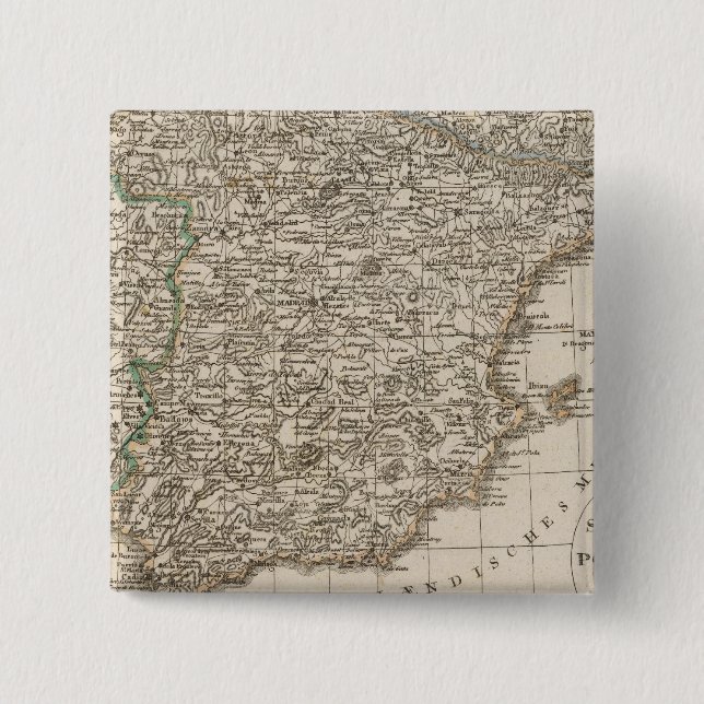 Chapa Cuadrada España, Portugal 4 (Anverso)