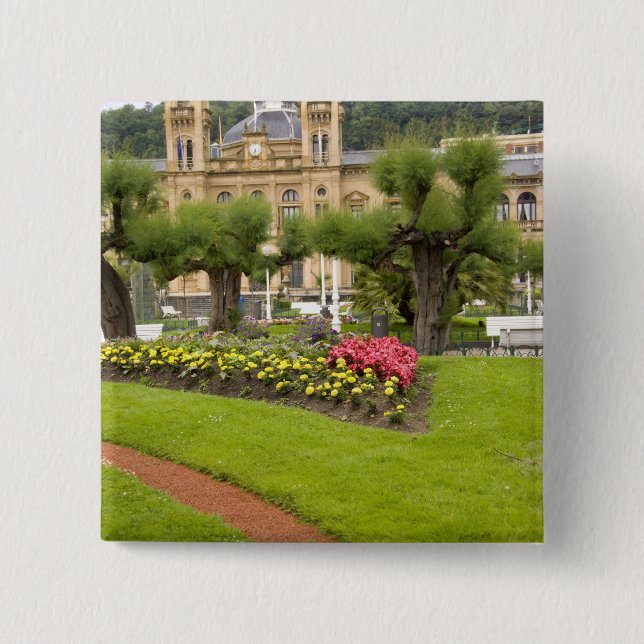 Chapa Cuadrada España, San Sebastián. Popular balneario, (Anverso)