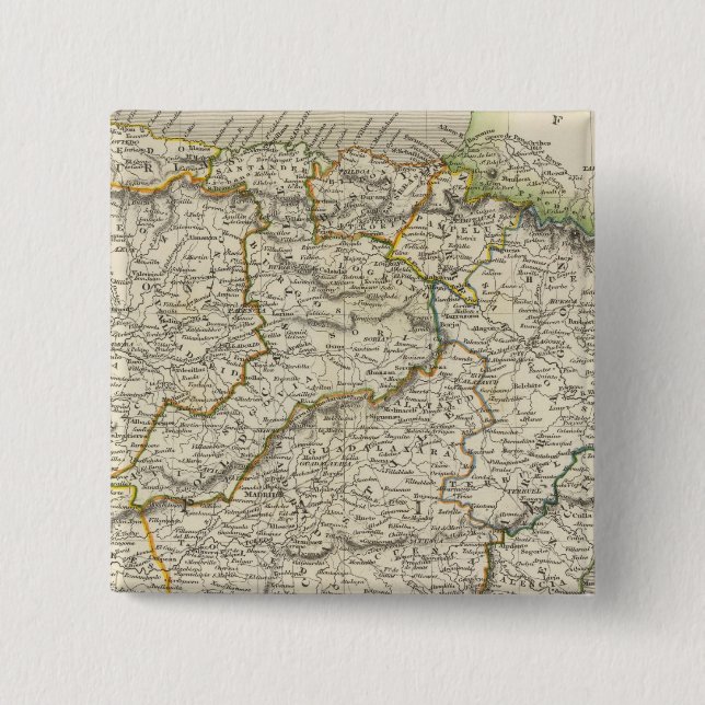 Chapa Cuadrada España y Portugal 9 (Anverso)