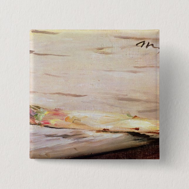 Chapa Cuadrada Espárrago de Manet el |, 1880 (Anverso)