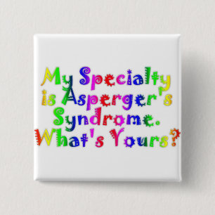 Chapa Cuadrada Especialidad de Asperger